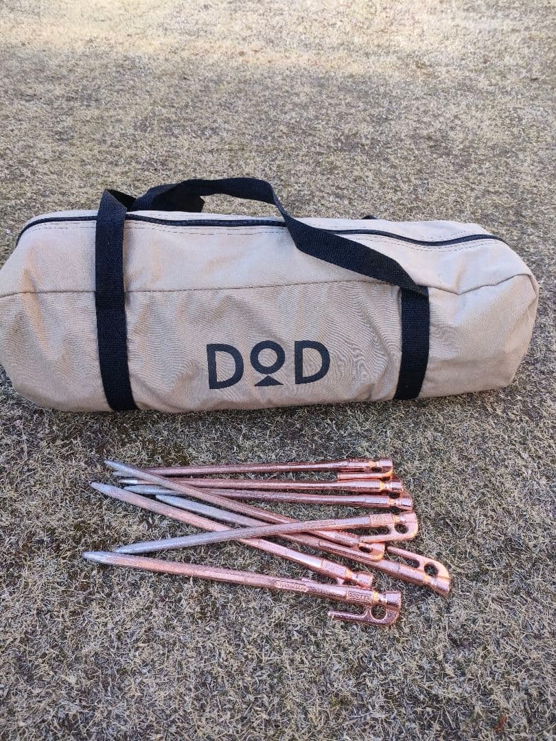 DOD へーキサタープ　村の鍛冶屋ペグ 8本