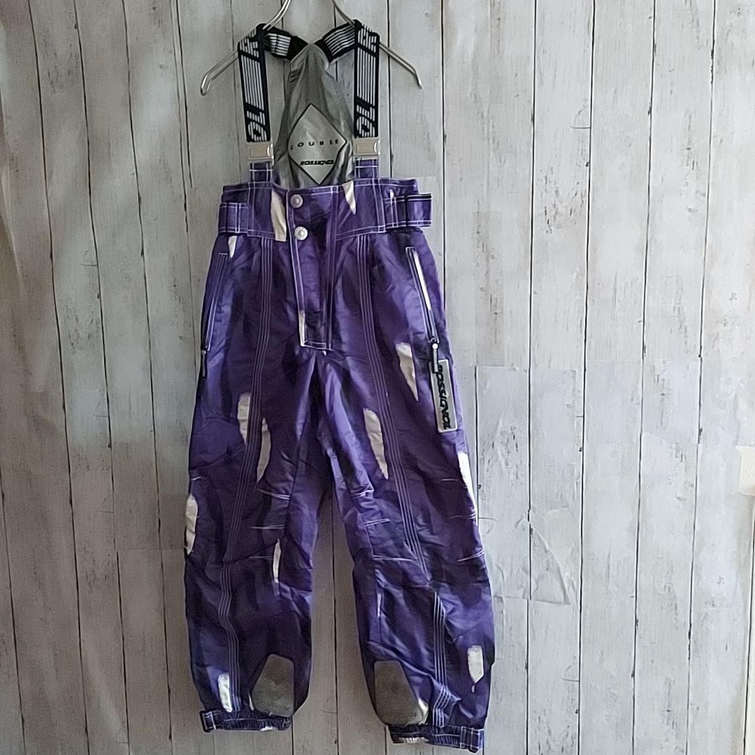 【ROSSIGNOL】ロシニョール フルジップ スキーウェア 上下セット M 紫