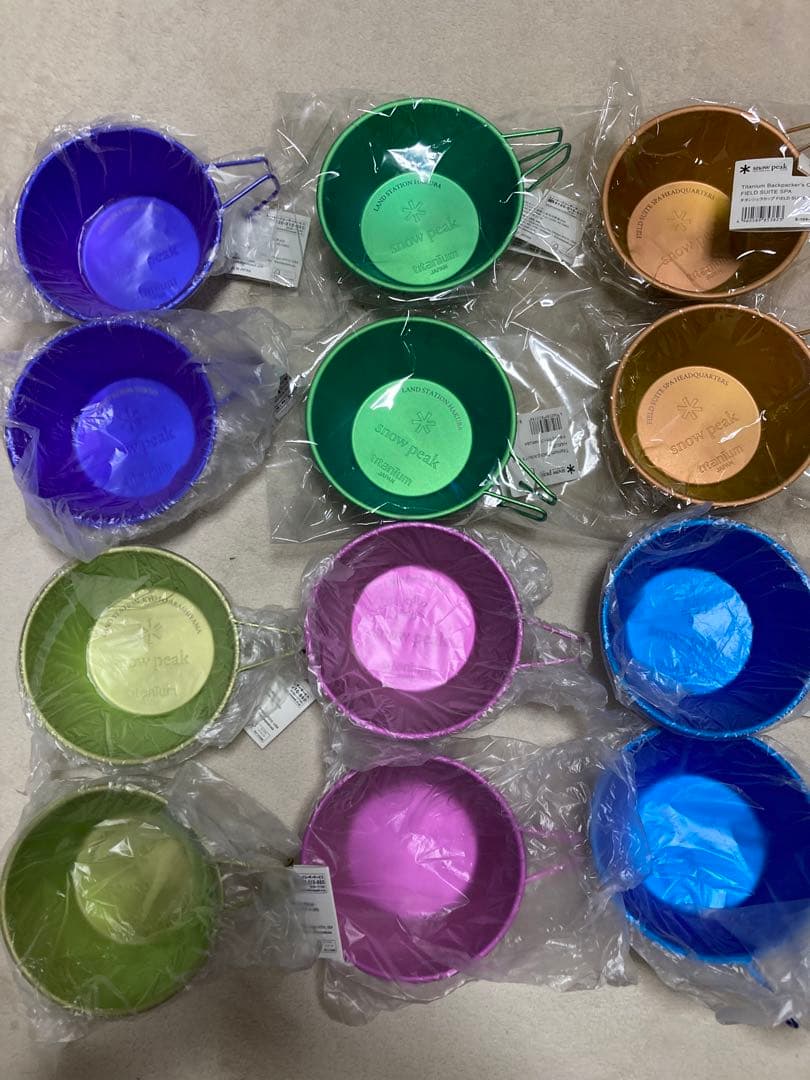 スノーピーク　限定　シェラカップ　フルコンプリート　8種類　 peak