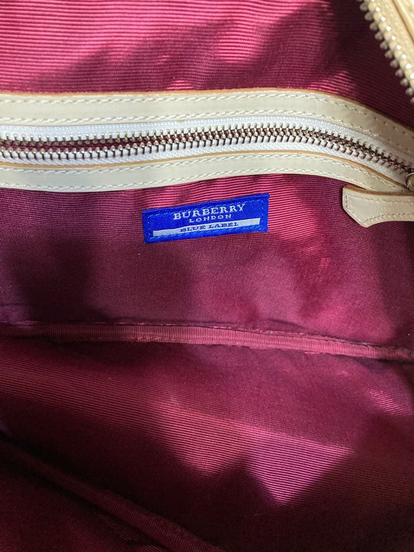 美品　BURBERRY バーバリー ミニボストン ノバチェック　ピンク