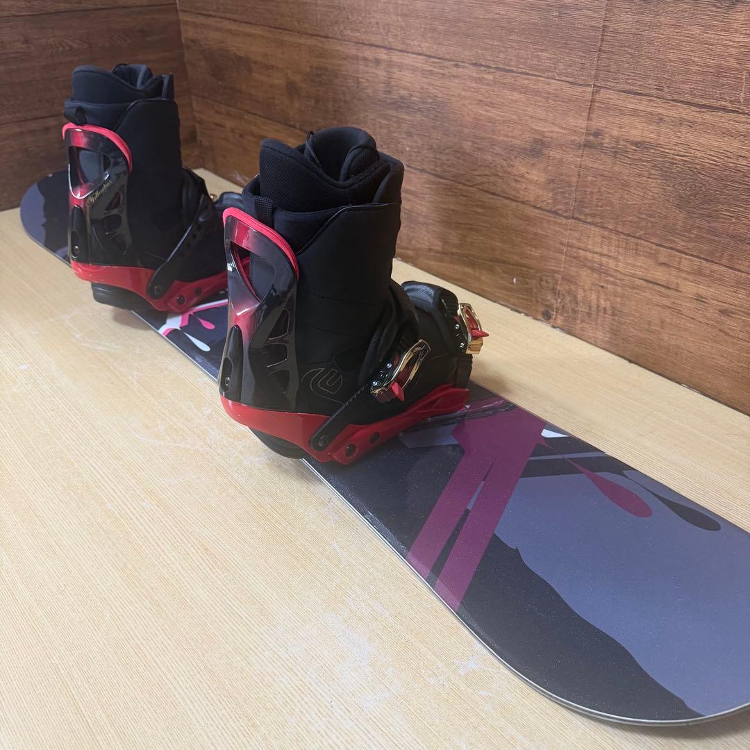 BXB 初心者オススメ　レディース　スノーボード 3点　かわいい　メンテ済み
