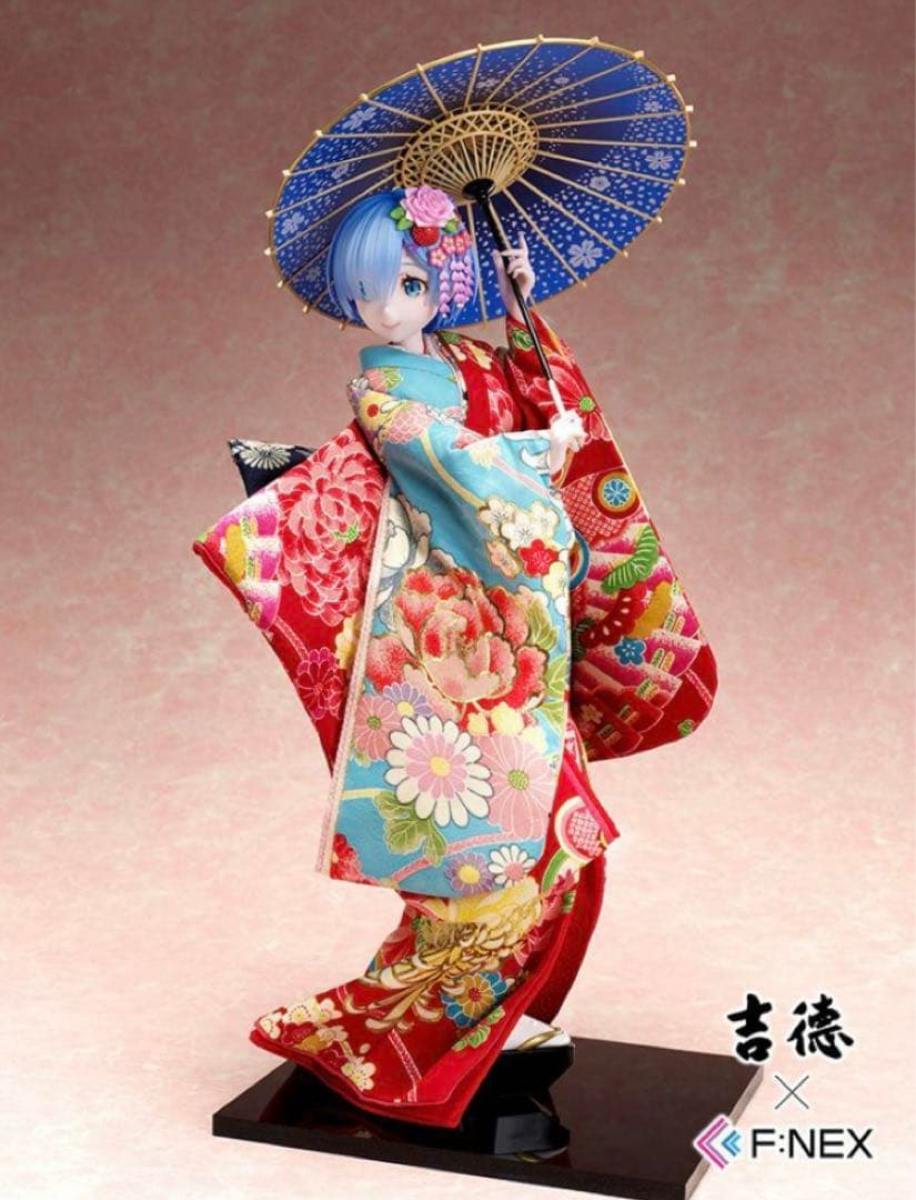 【未使用】吉徳×F:NEX レム -日本人形- 1/4スケールフィギュア