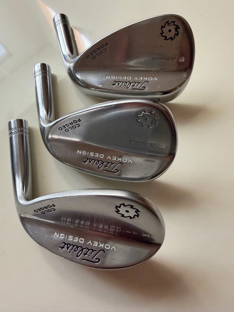 タイトリスト　コールドフォージド　ウェッジ　58.56.50度ヘッドのみ　３個