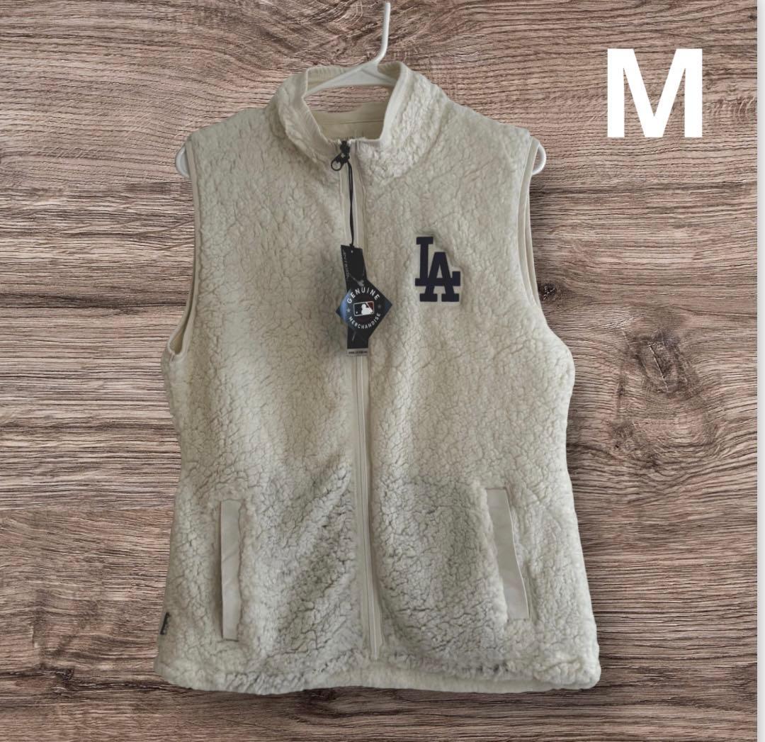 ロサンゼルス　ドジャース　フリース　ベスト　米国購入　新品
