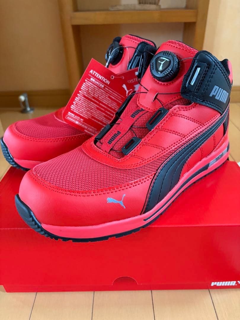 プーマ 安全靴 ダイヤル式 ディスクシステム 26.5cm 3E新品未使用