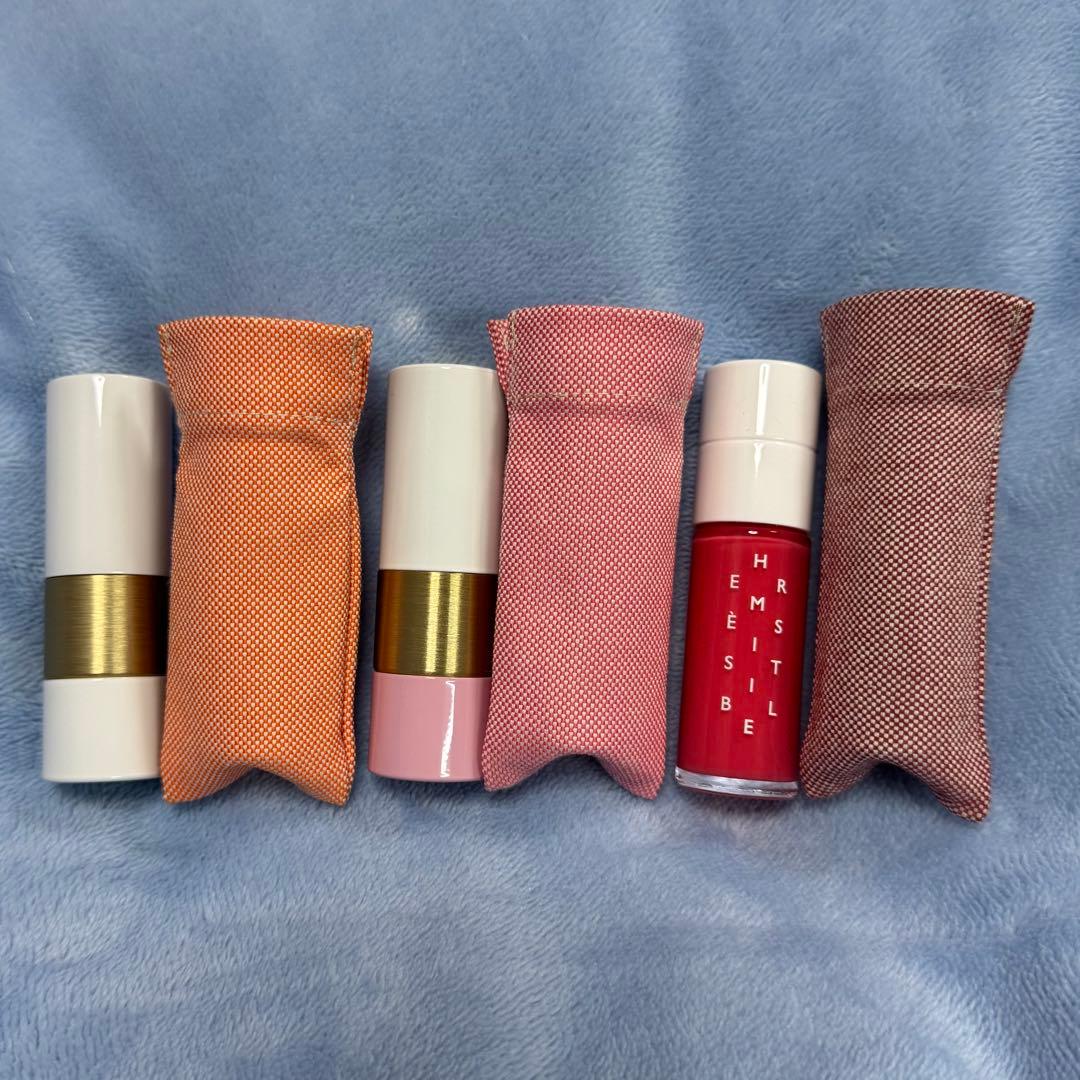 【新品】HERMES リップバーム ギフトボックス　3点セット　プレゼント