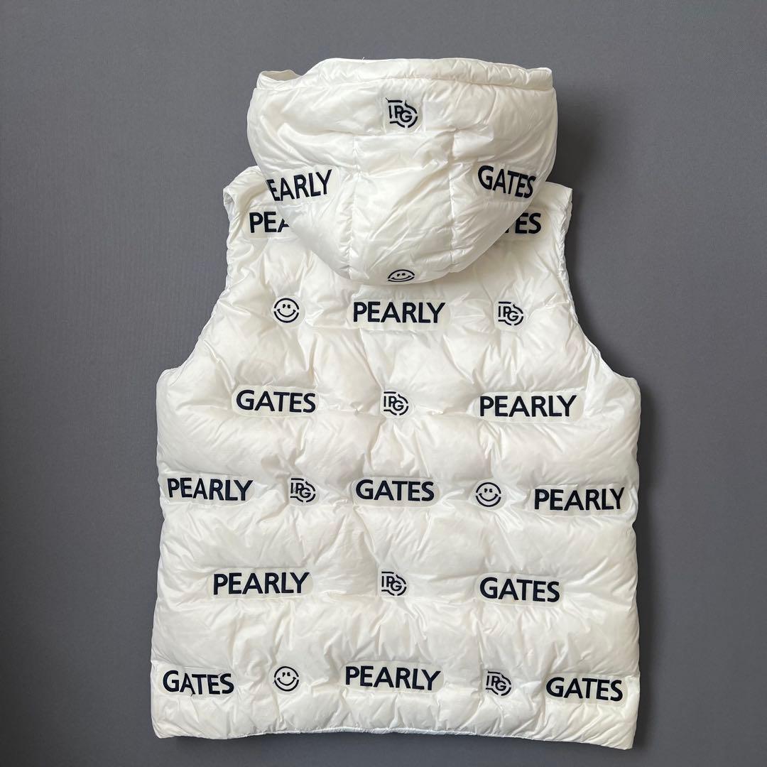 PEARLY GATES パーリーゲイツ　ダウンベスト　ニコちゃん　スマイル　M