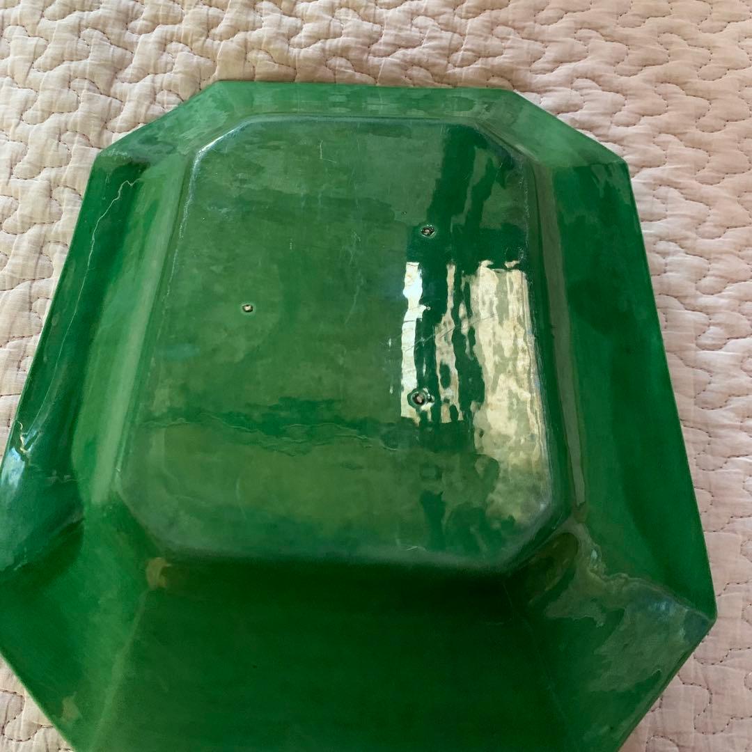 珉平焼　無地　額皿　柄なし