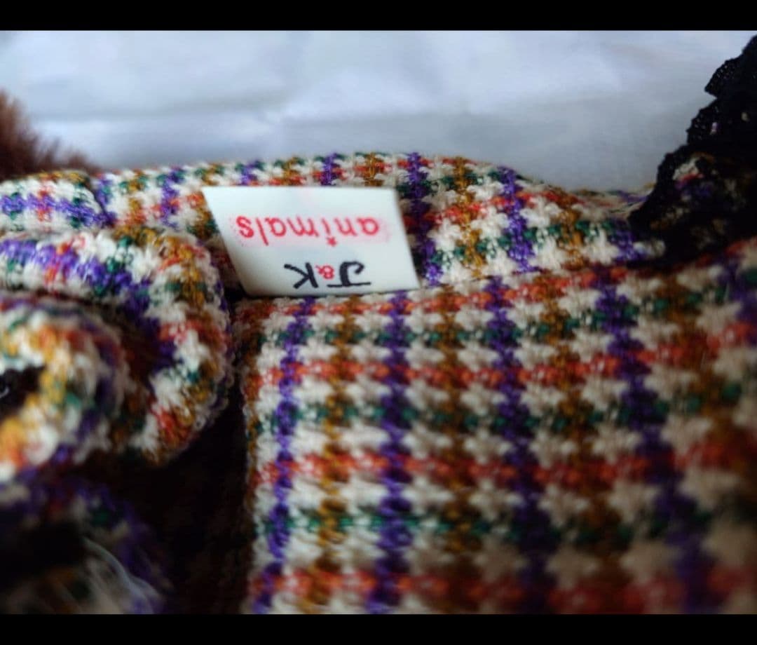 J＆Kanimals　ブラウンシュガーちゃんツィードジャケット　限定ジャケット