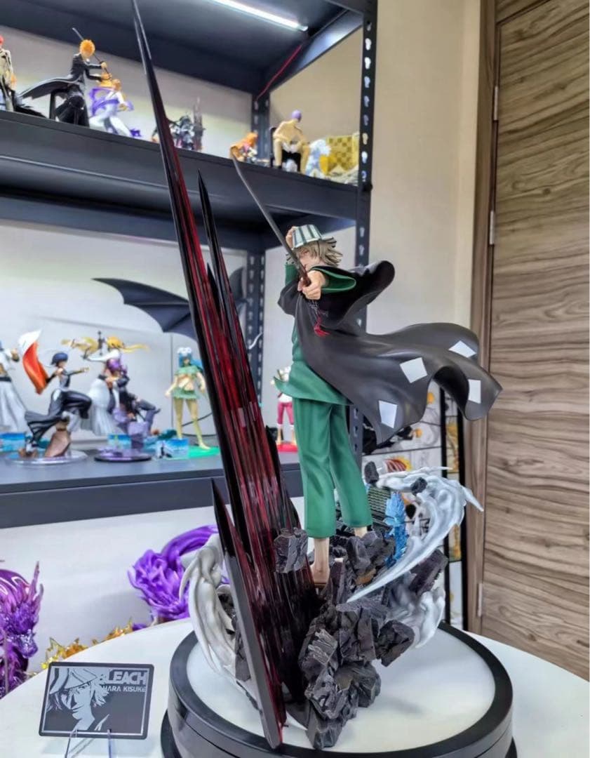 BLEACH 黒衣少年図 四楓院夜一 ガレージキット ガレキ スタチュー②