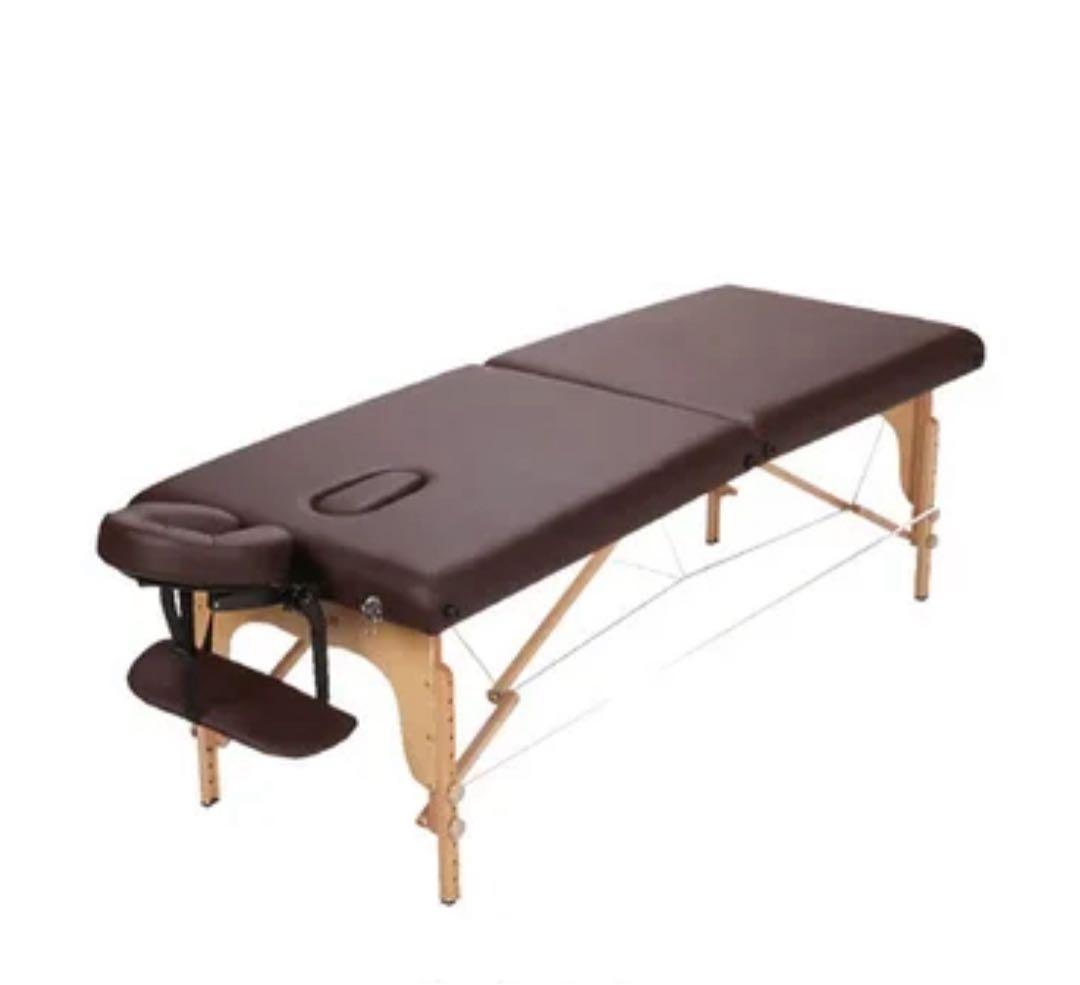 セブンビューティー　折りたたみ式マッサージベッド ブラウン　美品