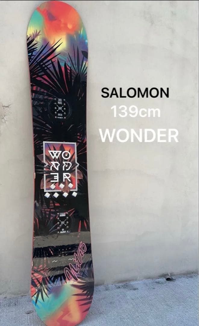 スノーボード SALOMON ワンダー 139cm WONDER グラトリ 板