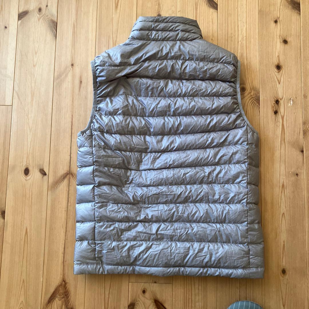 patagonia グレー ダウンベスト S