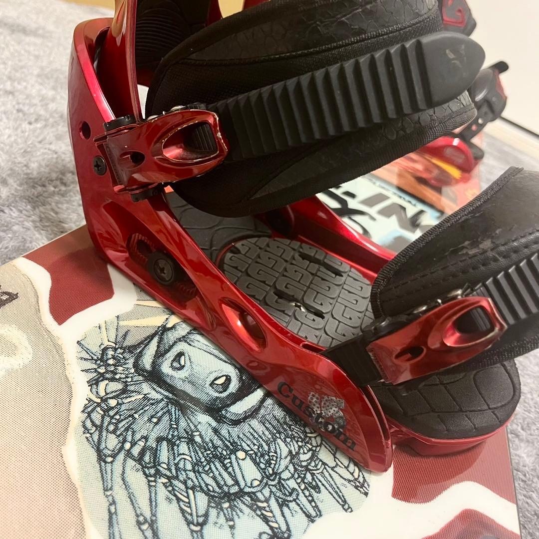 バートン UNINC アンインク スノーボード Custom ビンディング付き