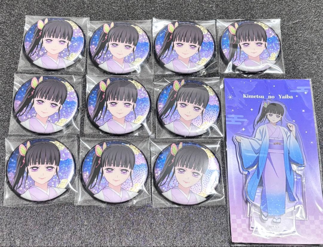 ジャンフェス2026 鬼滅の刃 ホログラム缶バッジ アクスタ 栗花落カナヲ