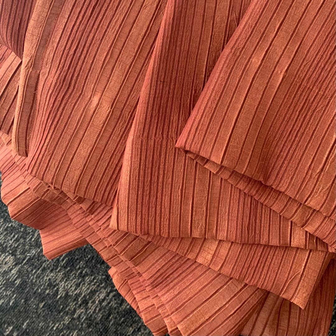 高級ドレープカーテン　エステサロン間仕切り用オーダー　アジアン　エスニック　防炎