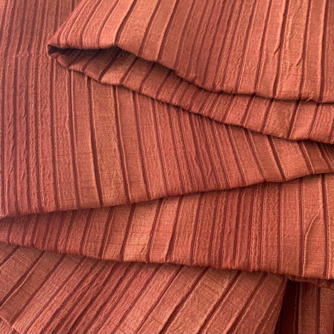 高級ドレープカーテン　エステサロン間仕切り用オーダー　アジアン　エスニック　防炎