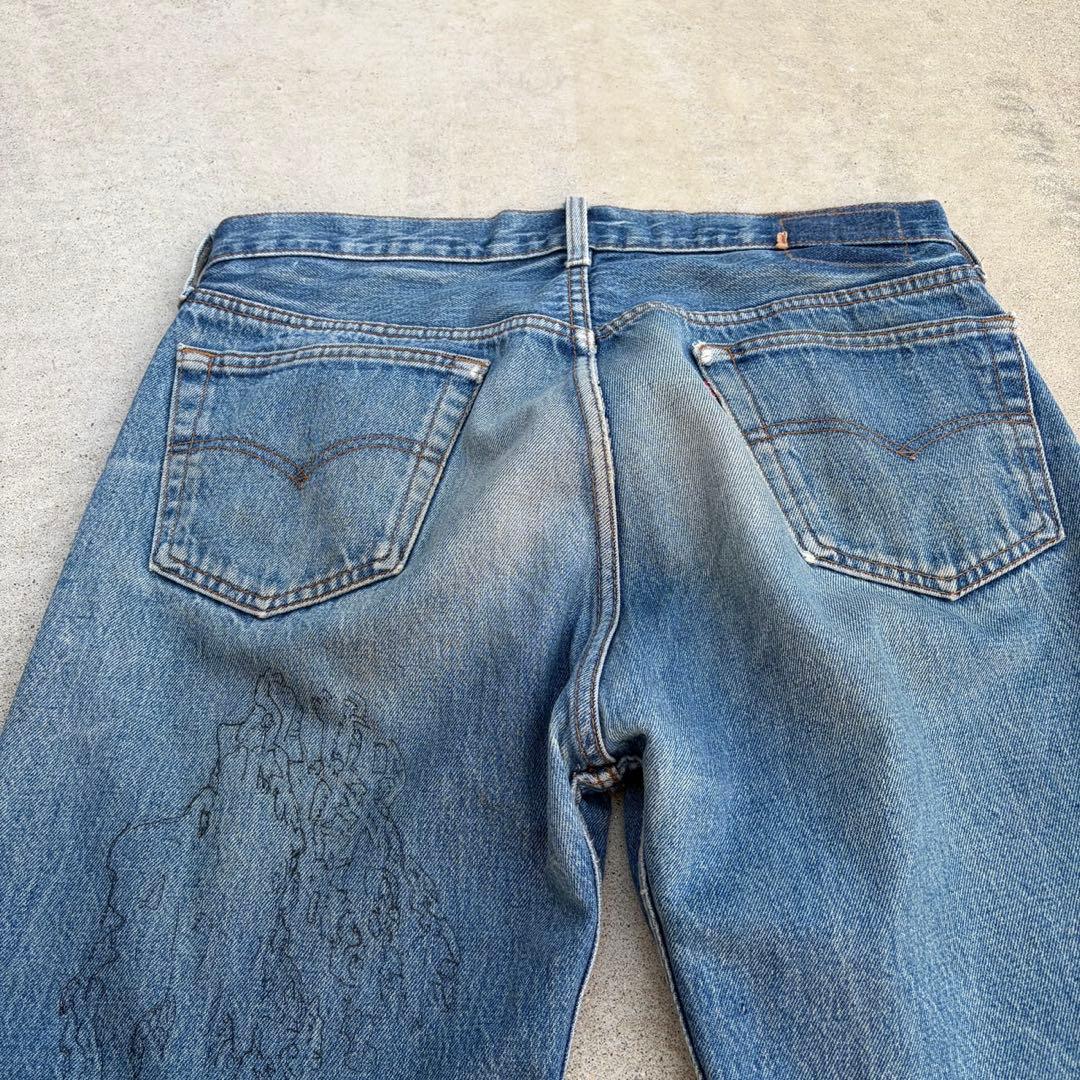 80s USA製 Levi's 501ハチマル 66後期 w36 L36