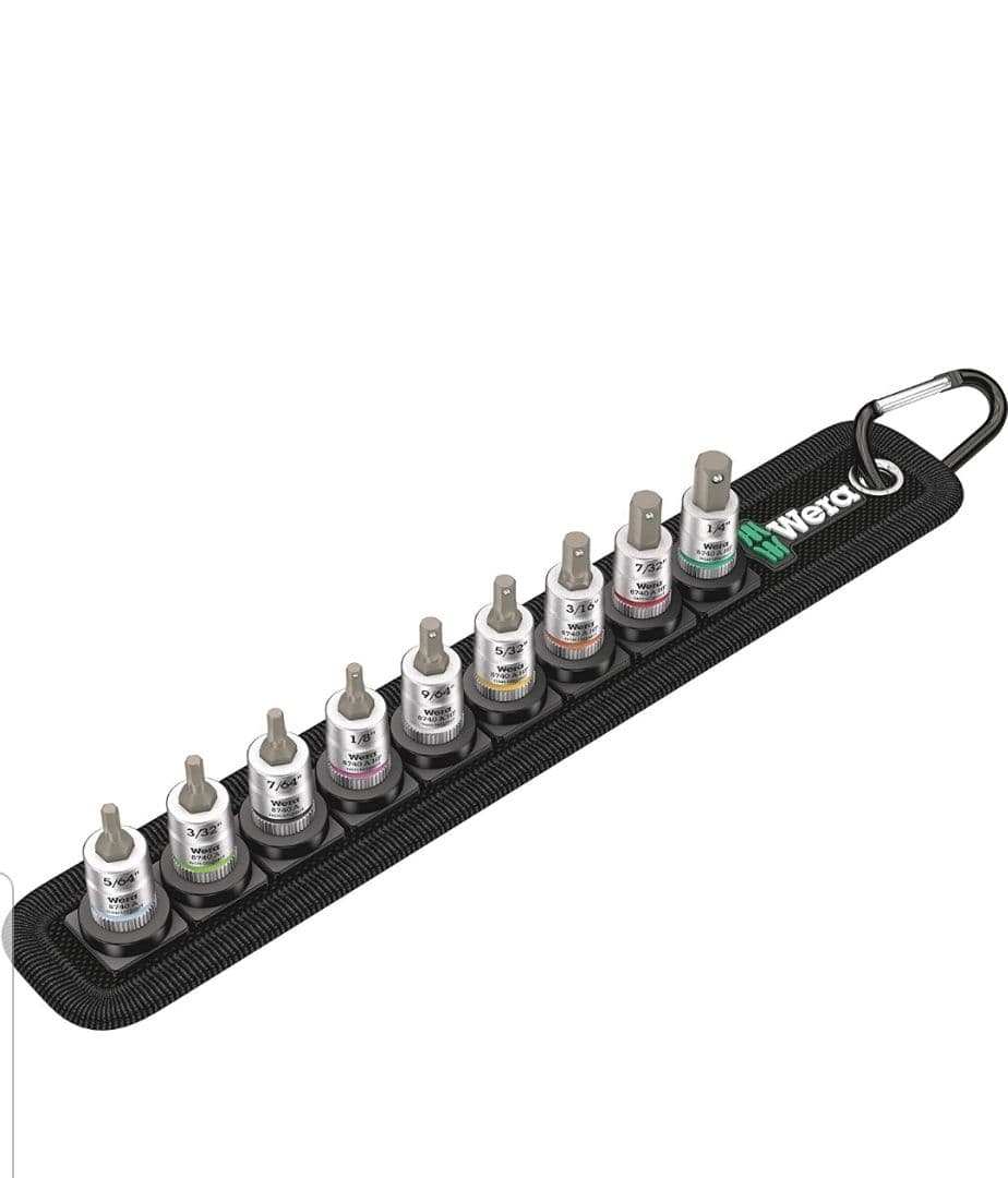 新品 wera 六角ビットセット インチ3/8