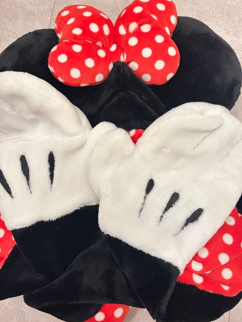 【期間限定価格】ディズニーミニーマフラーキャップ