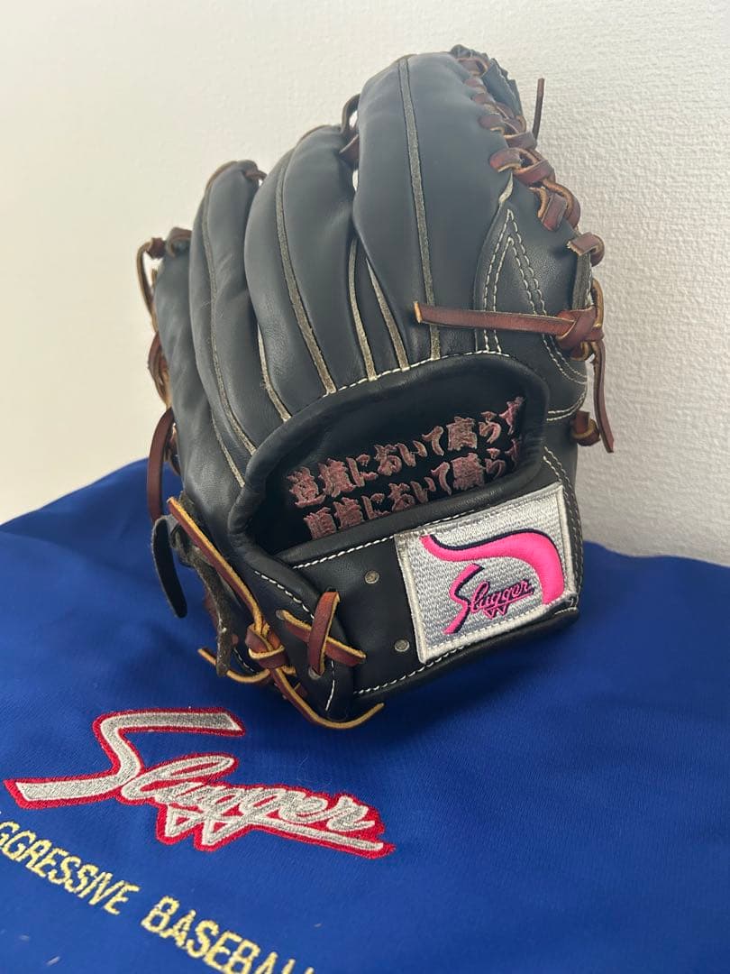 未使用　Slugger 野球　黒グローブ　硬式