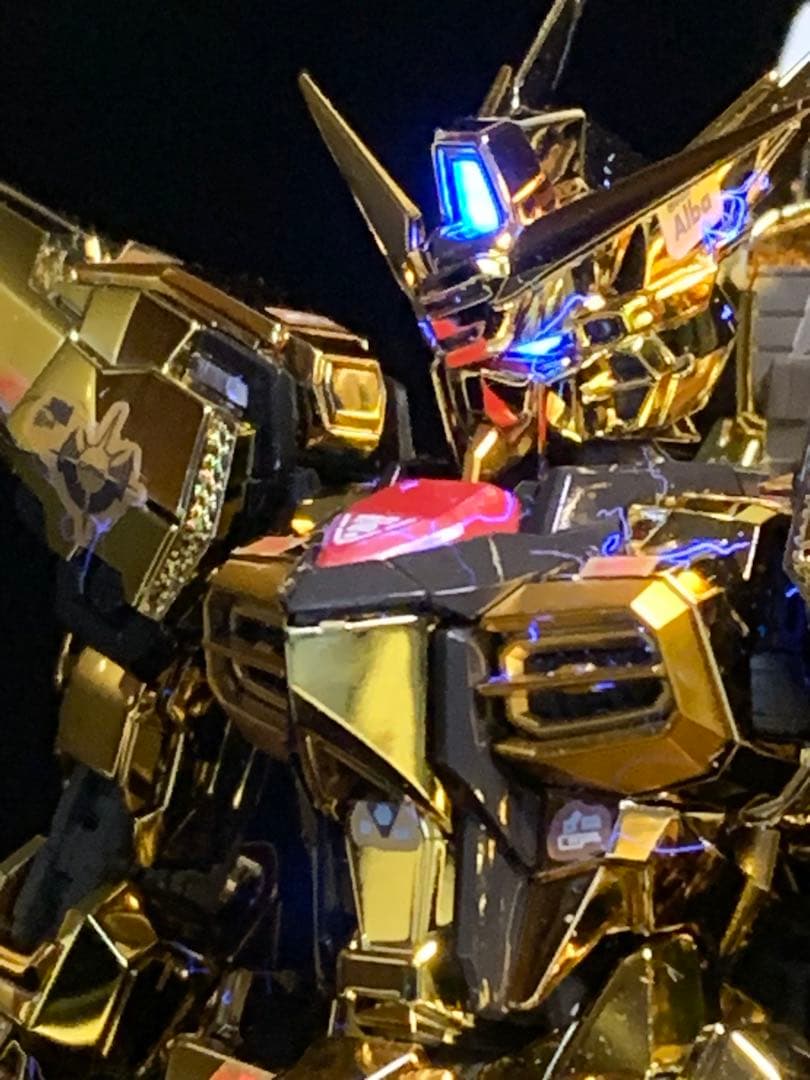 【一部塗装完成品】RG アカツキガンダム(オオワシ装備)