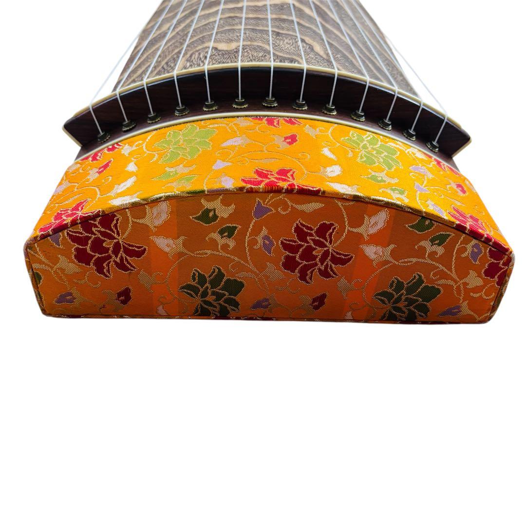 琴　箏　研水　13弦　山田流　並甲　すだれ彫り　蒔絵　全長182cm