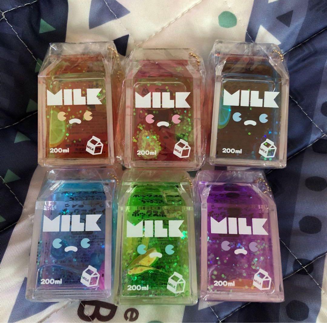 ジュースボックスボーイ ちゅるぷかチャーム　キーホルダー　フルセット