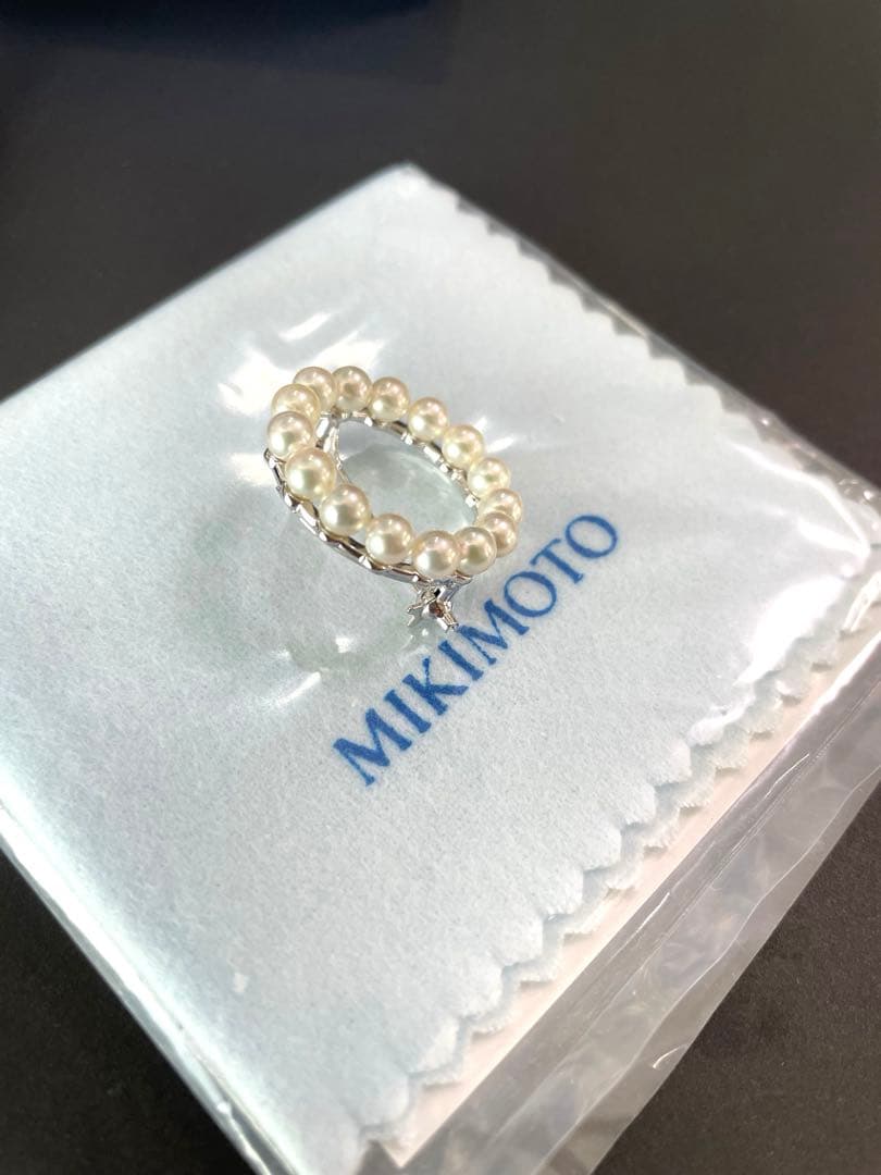 ミキモト　パールブローチ　あこや真珠　入学式　卒業式　ベビーパール　コサージュ