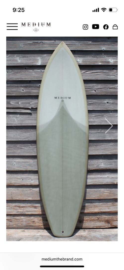 サーフィン・ボディボード medium the brand tappy shape 20/20 5.7