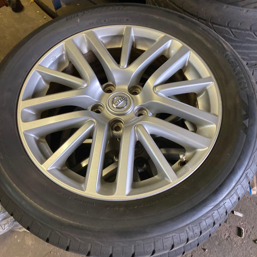 日産フーガ純正 17インチ ホイールセット タイヤ付き