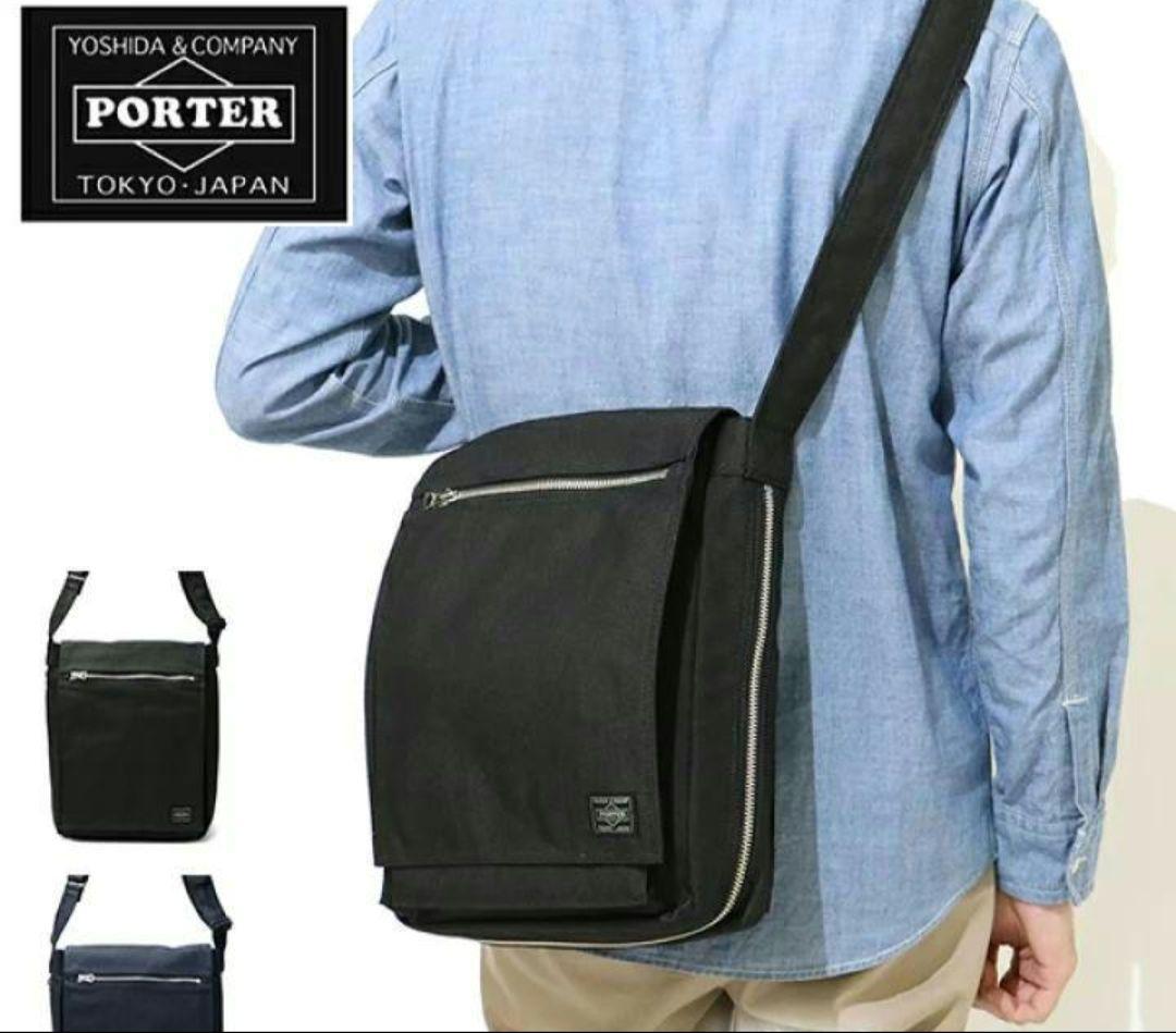 PORTER ダークグレー ショルダーバッグ