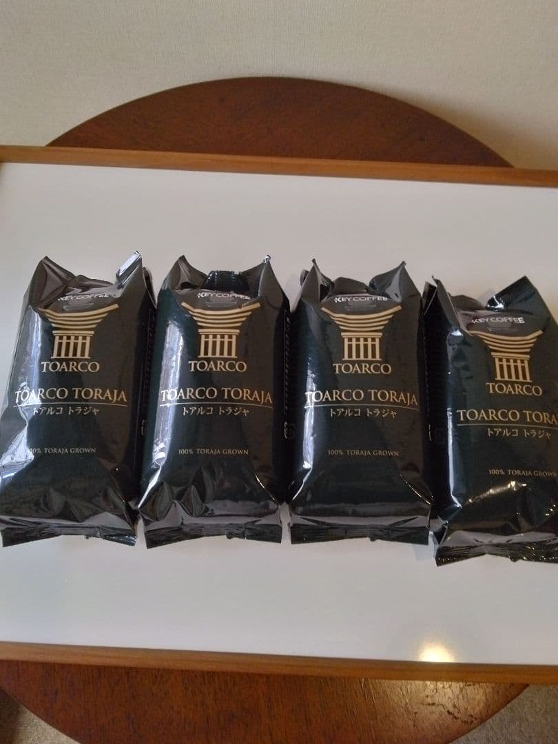 キーコーヒー　トアルコトラジャコーヒー豆200g×4袋