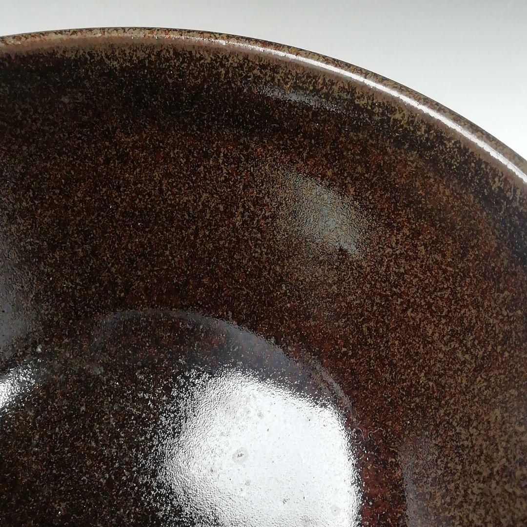 Ｔ４９９　茶碗　『金彩　藤』『膳所焼』『淡海ぜぜ　陽炎園造』共箱　抹茶碗　茶道具