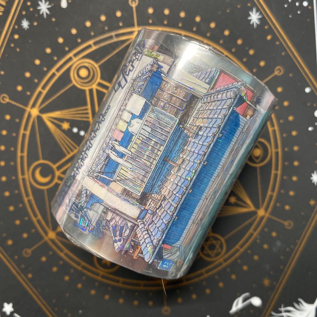 【A1】海外　10m巻　貝殻光/PETマスキングテープ　装飾系/背景系/お花系