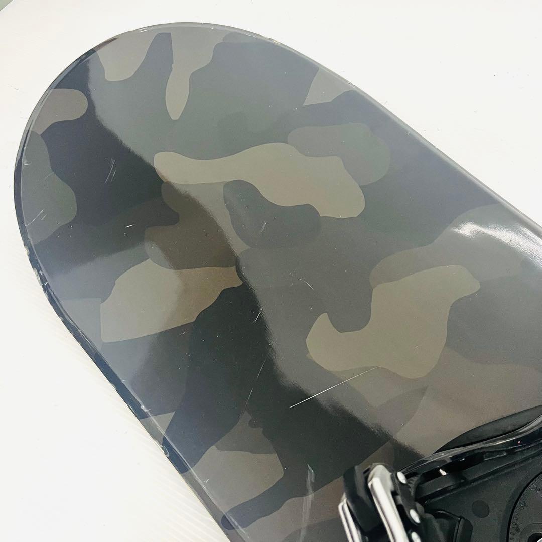 大きめ　スノボセット　ケース付き　スノーボード　ボード　SLQ 迷彩　カモフラ