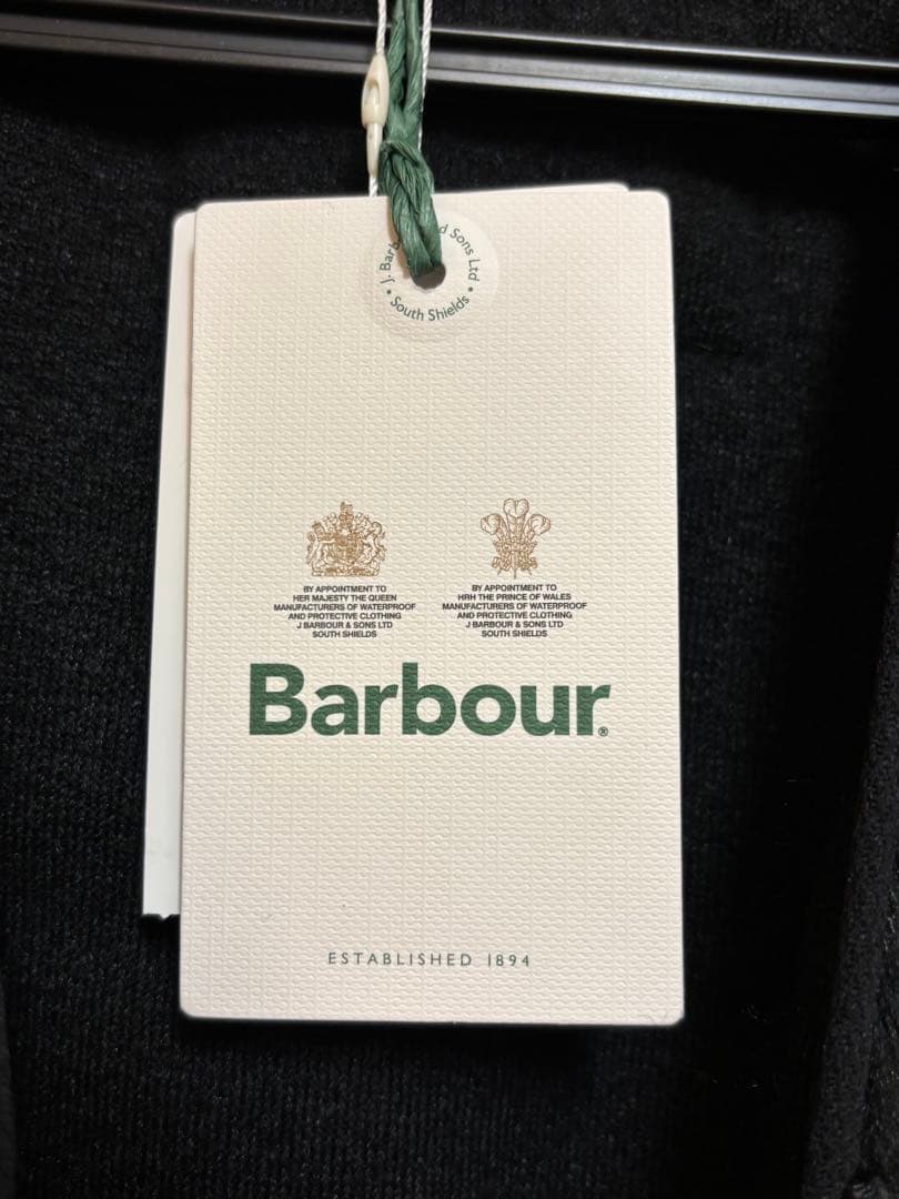 Barbour ファーベスト 36黒 S