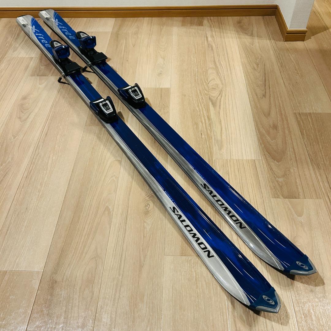 SALOMON XFREE7 スキー板 【173cm】ストック付属