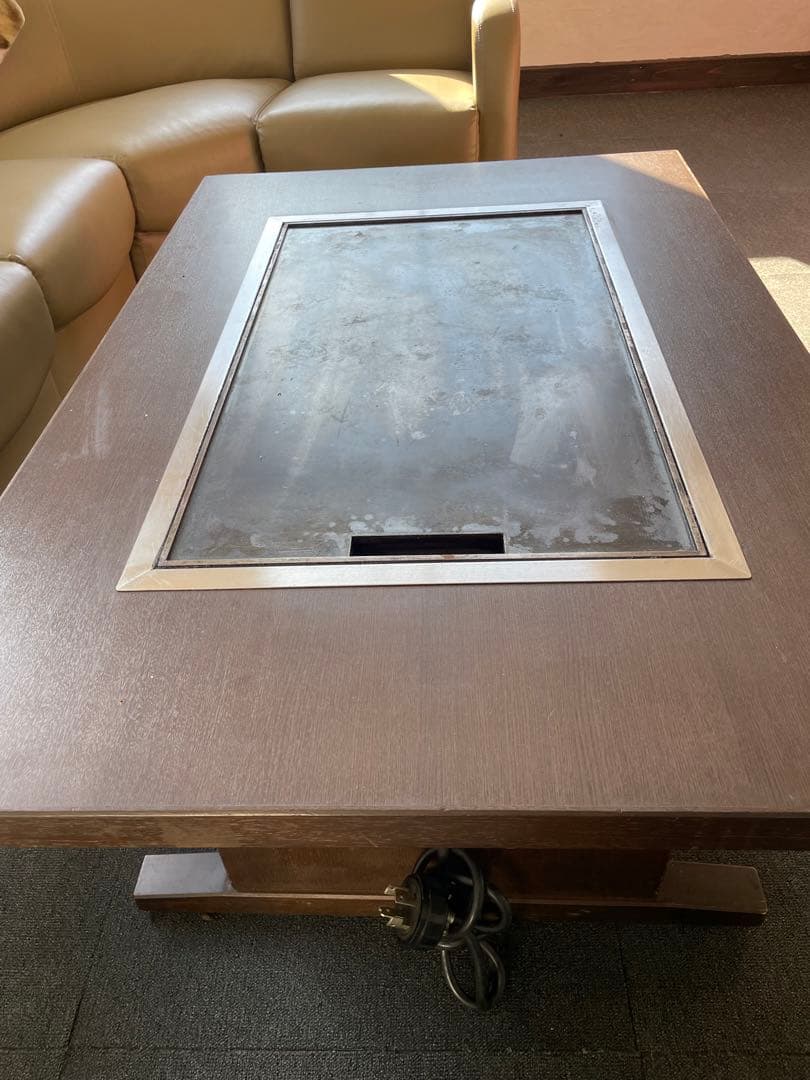 テーブル型鉄板付き　電源コード付き