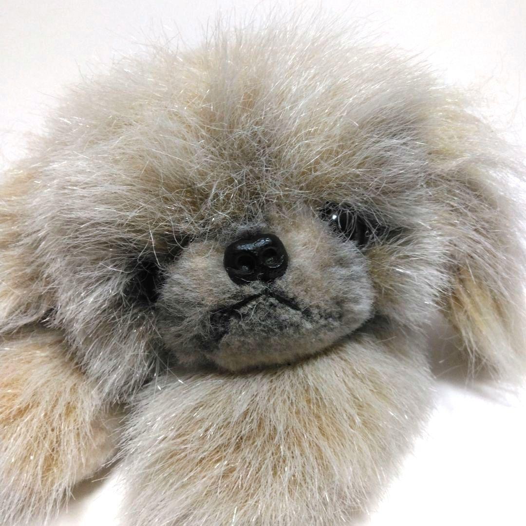 リーベ　犬　ぬいぐるみ　ペキニーズ　昭和レトロ　当時物　動物　希少　レア