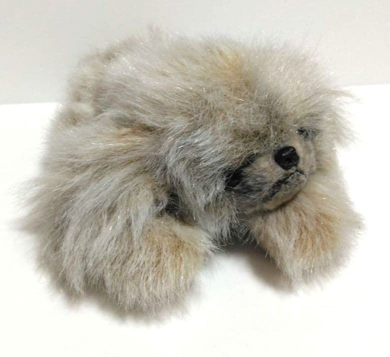 リーベ　犬　ぬいぐるみ　ペキニーズ　昭和レトロ　当時物　動物　希少　レア