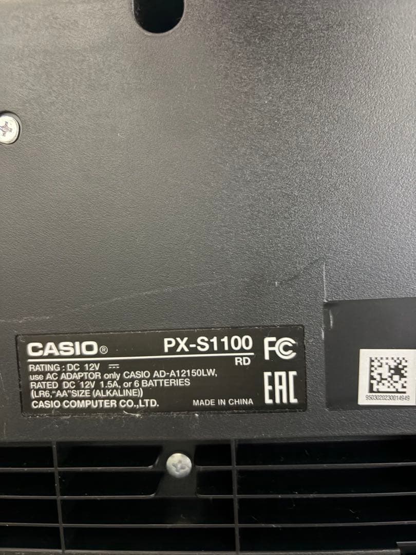 【2023年製】CASIO「Privia」88鍵電子ピアノ PX-S1100