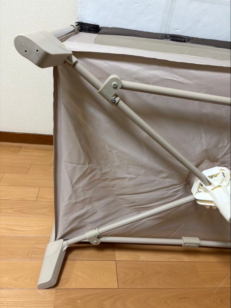 アップリカ　Aprica 折り畳み ベビーベッド ココネル ブラウン