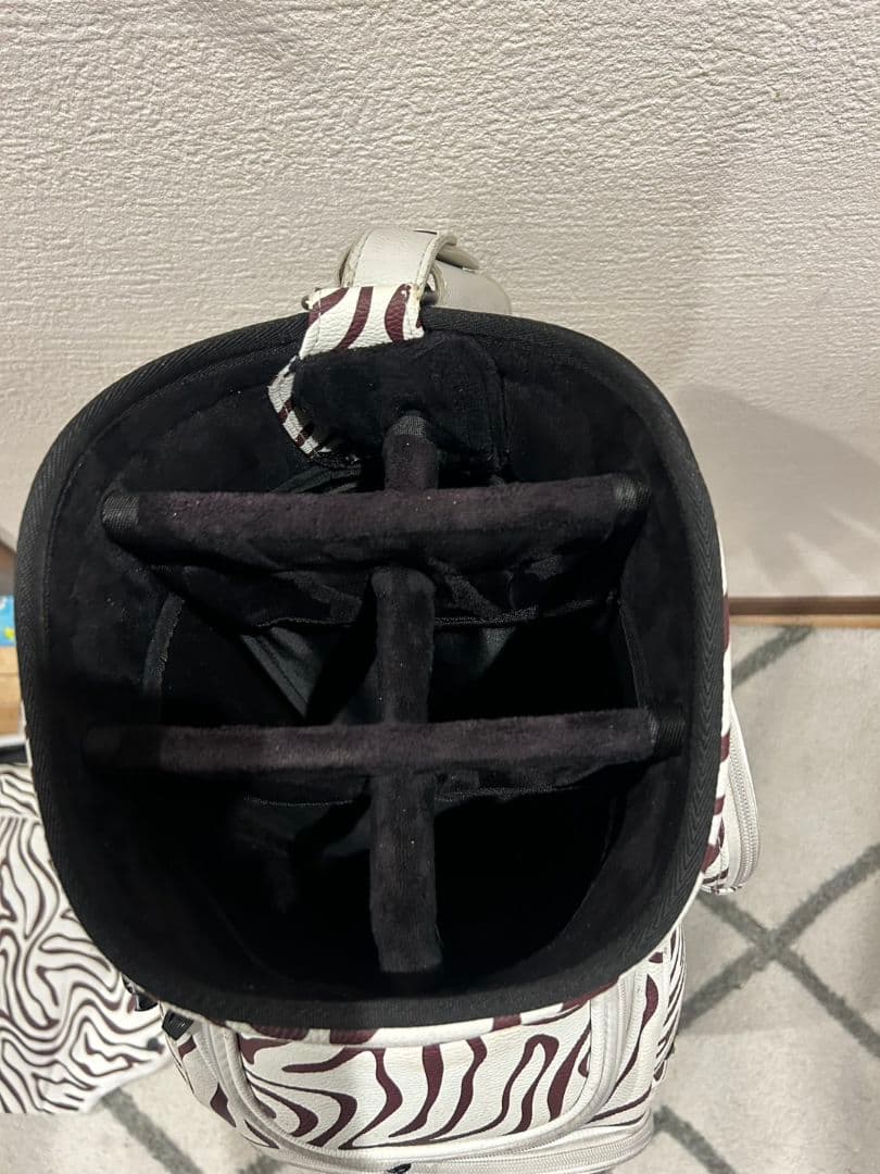 えいちーー様ゼブラ柄 ゴルフキャディバッグ OAKLEY