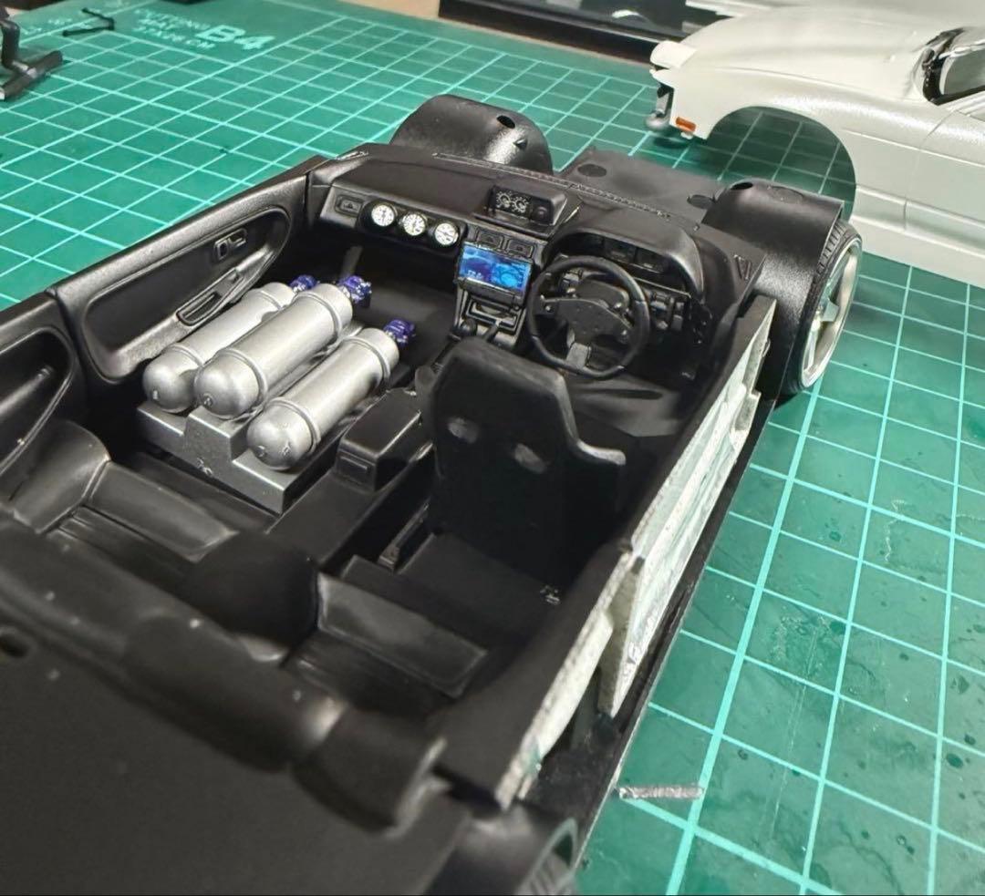 アオシマ URAS 180SX NOS仕様 WORKホイール 深リム