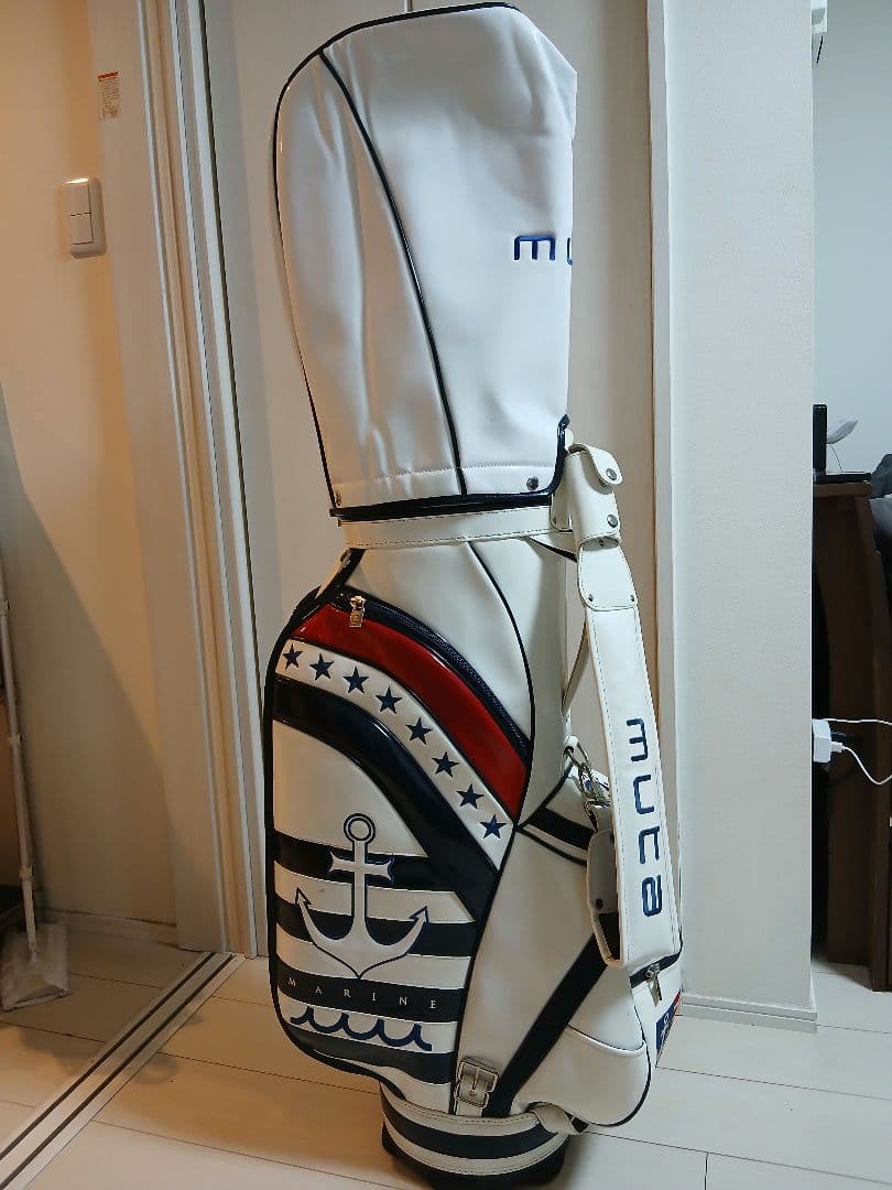 muta MARINE GOLF キャディバッグ ホワイト