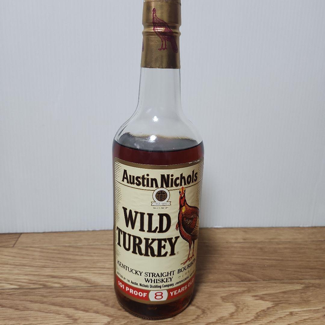【WILD TURKEY 】ワイルドターキー8年旧ラベル　101PROOF