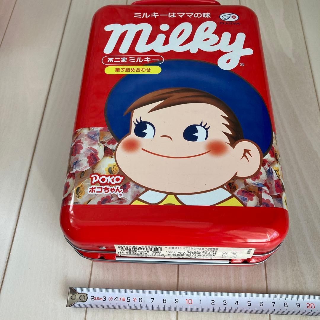 不二家ペコちゃん☆スチール缶セット☆平成レトロ