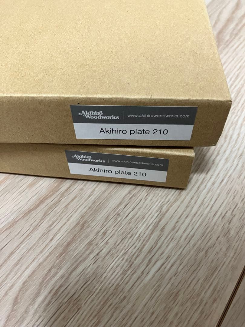 アキヒロウッドワークス　プレート210 ２枚akihirowoodworks