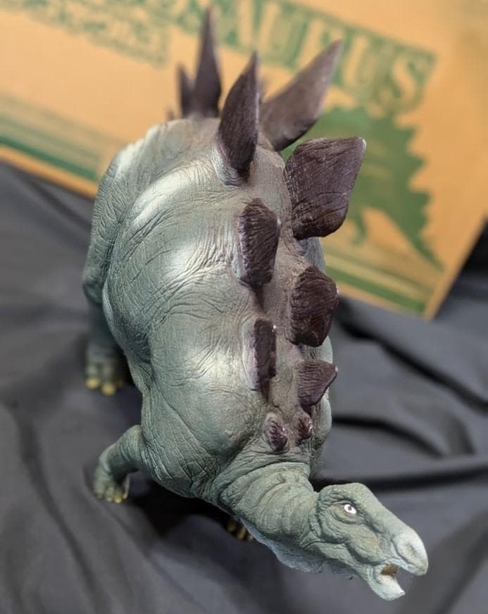 超恐竜 ステゴサウルス（バンダイ）ビッグサイズ ソフビフィギュア箱付
